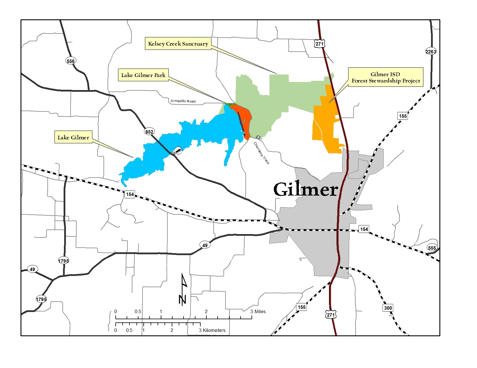 Lake Gilmer City Of Gilmer Texas